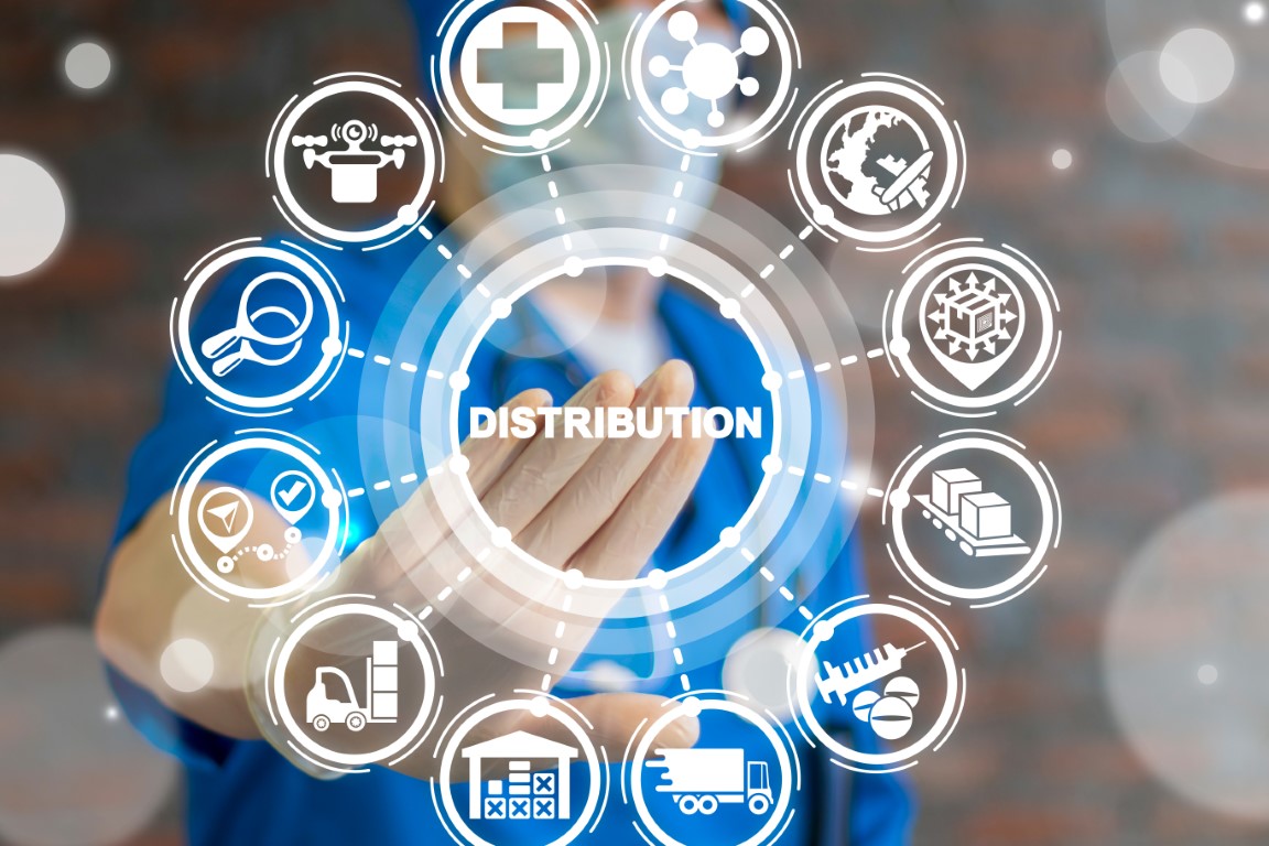 Distribution,Medical,Procurement,Management,Concept.,Healthcare,Hospital,Pharmacy,Goods,Logistics