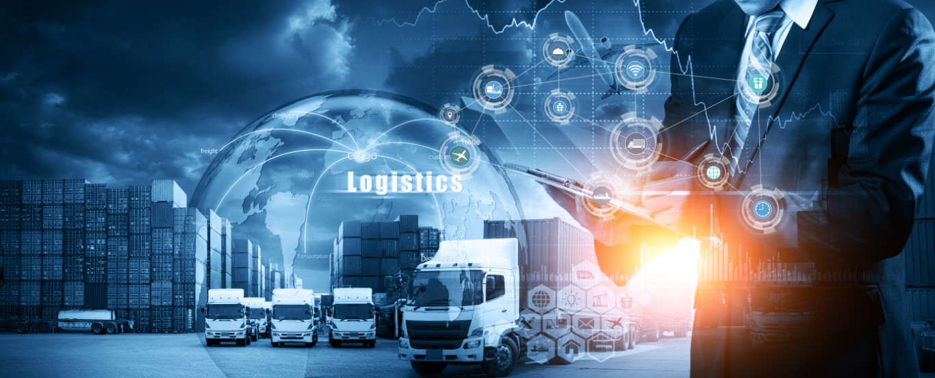World,Map,With,Logistic,Network,Distribution,On,Background.,Logistic,And