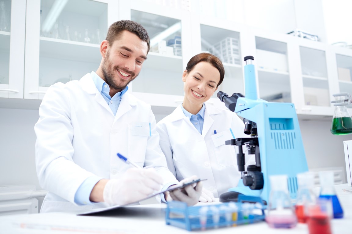 Science,,Chemistry,,Technology,,Biology,And,People,Concept,-,Young,Scientists